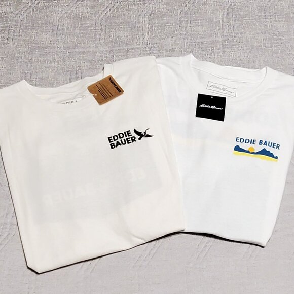 NWT! Bundle -2 Eddie Bauer Outdoor Outfitters Men's Crew Shirts Size: L - Picture 2 of 9